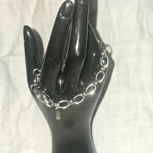 Jette Joop Charm Bracelet Sterling Silver German 8" Oval Loop